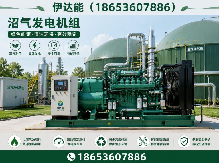 青州市200kW燃气发电机展示图